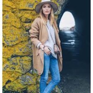 Chicwish Just Knitted Open Coat in Brown